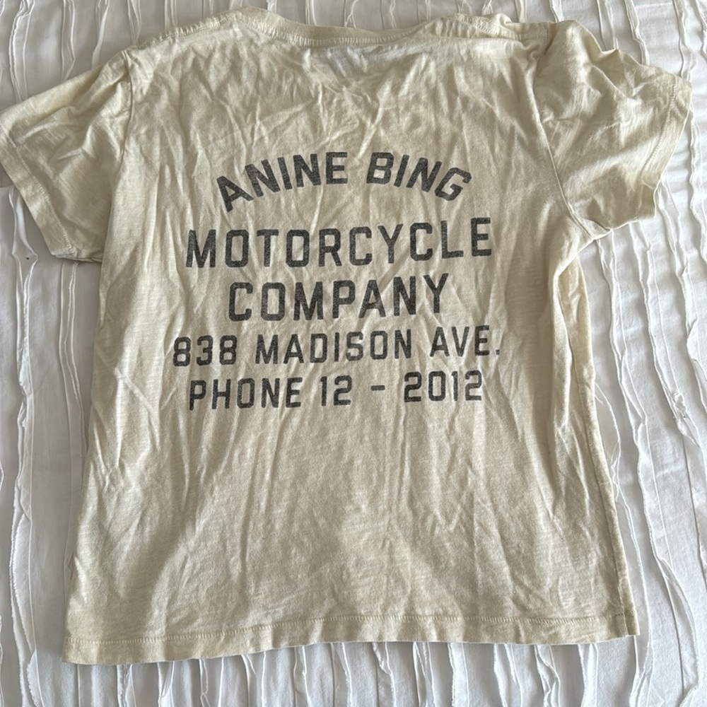 Anine Bing Moto Tshirt
